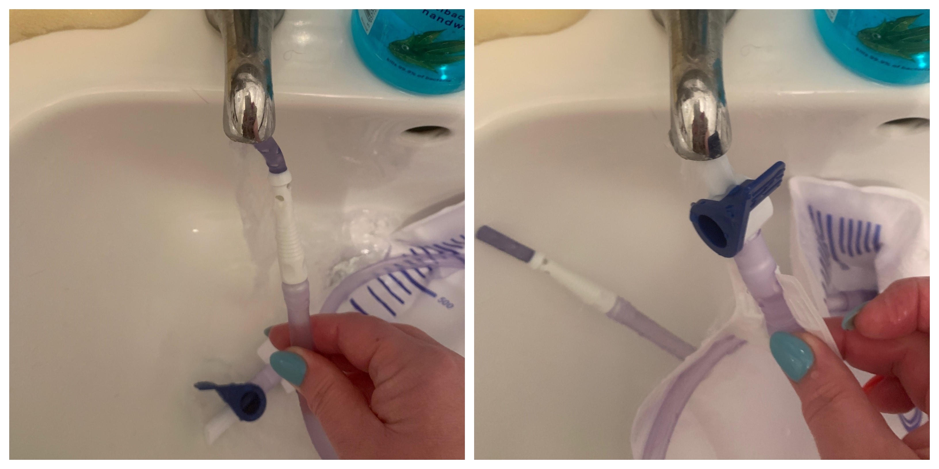 Anita Flushing A Night Bag