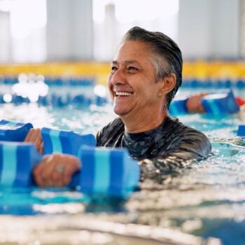 Man doing water exercise 2499118777