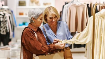 Two female friends shopping 2255849109