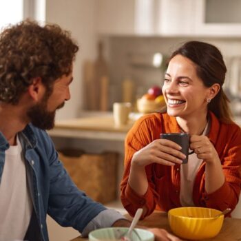 Crop flipped couple at table 2656248579