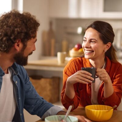 Crop flipped couple at table 2656248579
