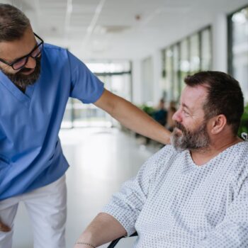 Nurse and hospital patient 2387615735