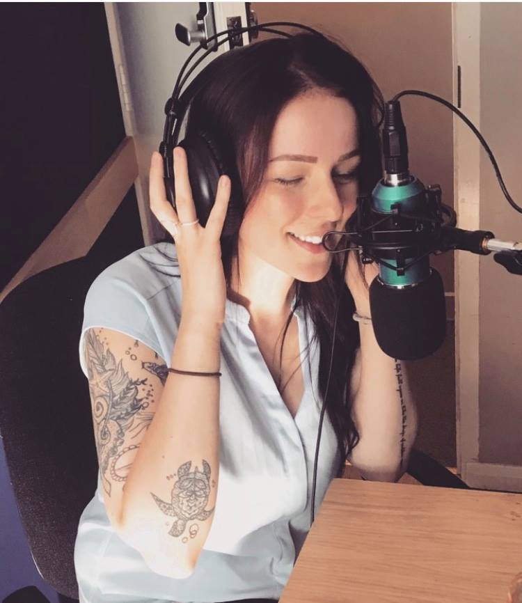 Rachael At Radio Station