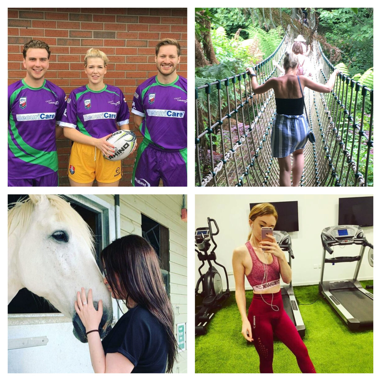 Physical Activity Collage