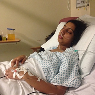 Aleesha In Hospital