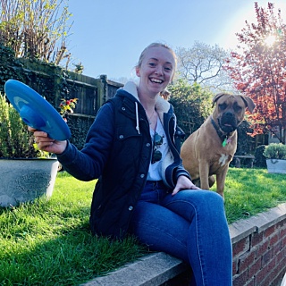 Billie With Dog