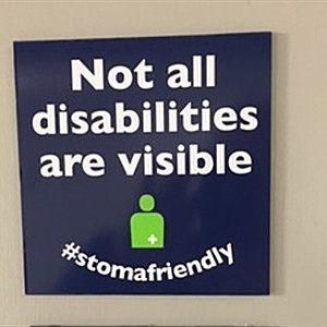Stoma Friendly Sign