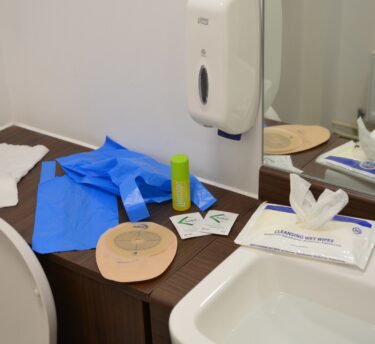 Pouch Changing Set Up