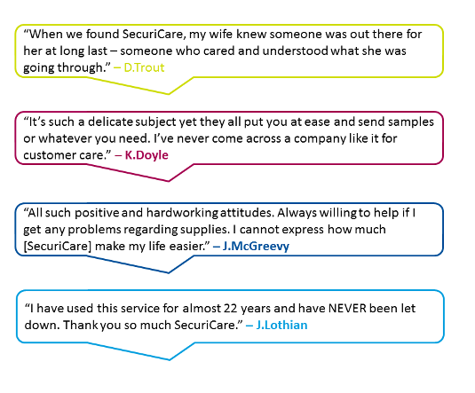 Securicare Testimonials