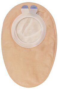 Welland Aura 2 two piece ostomy system colostomy bag with Dual Carb 2 filter, maxi