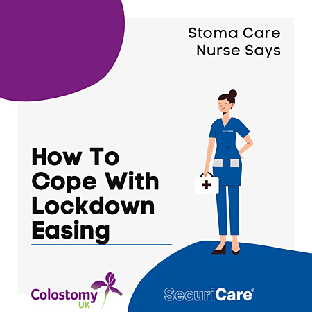 How To Cope With Lockdown Easing Graphic