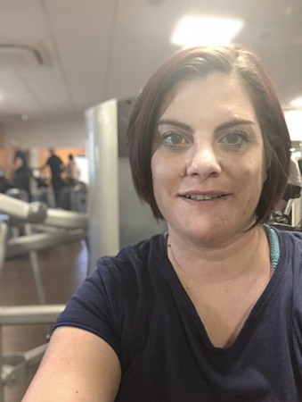 Michelle Williams At The Gym