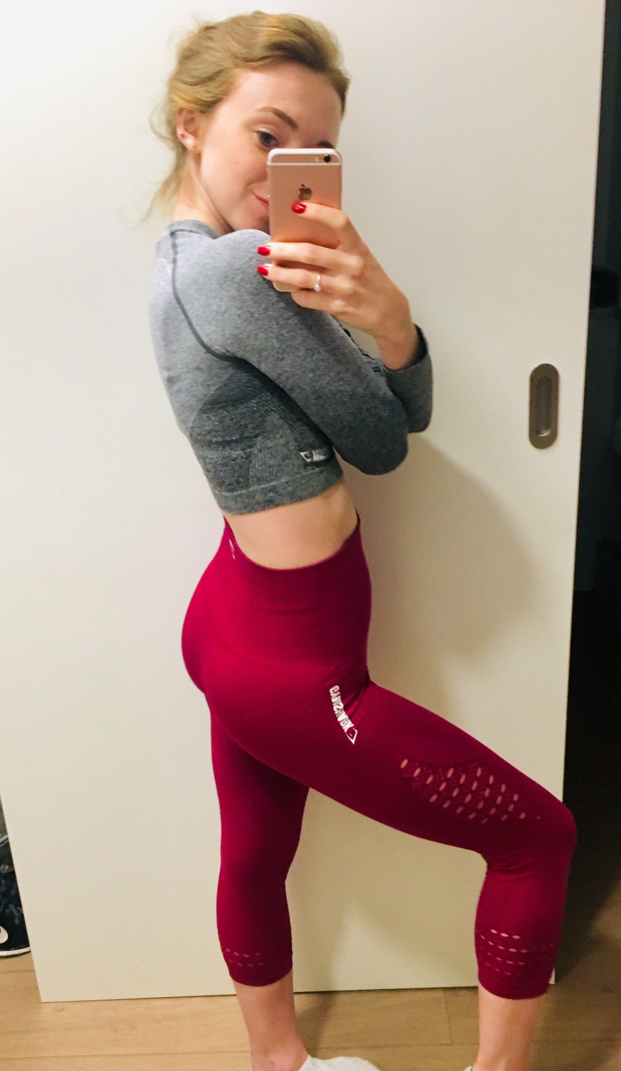 Billie at the gym Billie at the gym