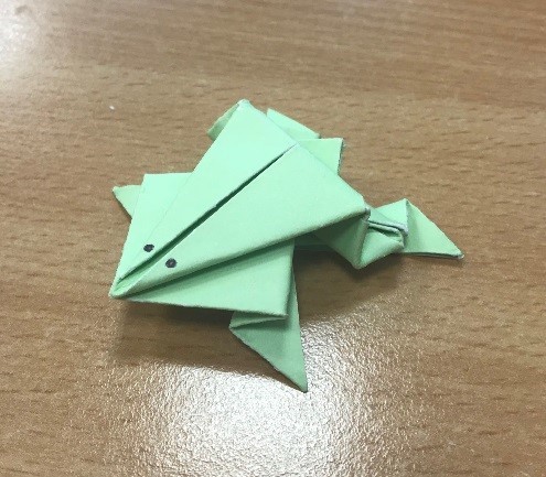 An Origami Frog An Origami Frog