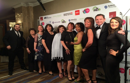 Some of the SecuriCare Customer Services and Careline Teams attending the UK Customer Satisfaction Awards 2016