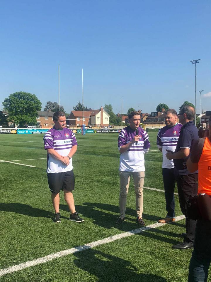 Securi Care Sponsors Team Colostomy Uk Rugby League Shirt 2