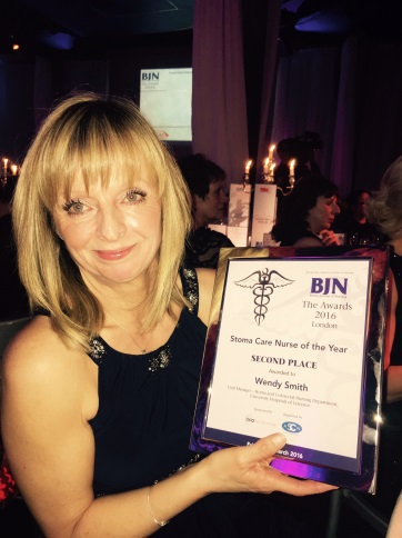 Picture of Wendy Smith, Stoma Care Nurse of the Year 2016 finalist