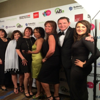 Some of the SecuriCare Customer Services and Careline Teams attending the UK Customer Satisfaction Awards 2016